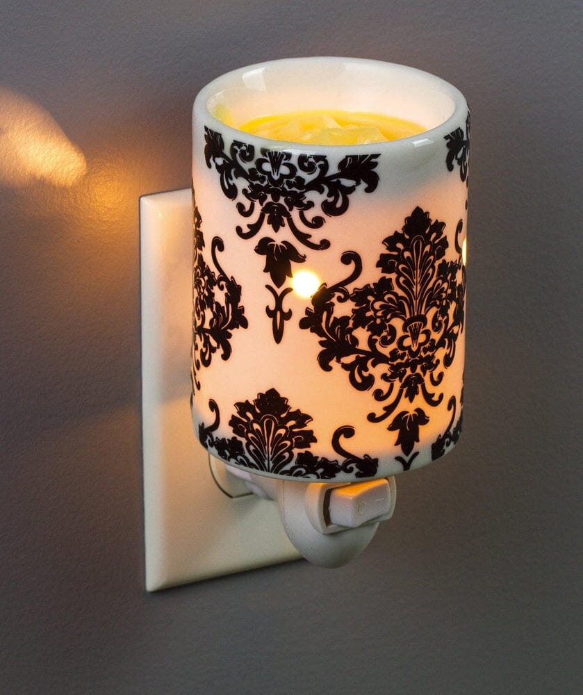 Plug-In Fragrance Wax Melt Warmer (Damask)