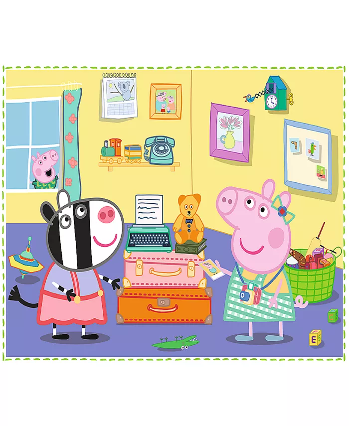 Trefl Peppa Pig 4 in 1 12  20  24  15 Piece Puzzle