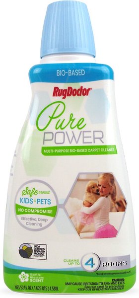 Rug Doctor Pure Power Multipurpose Bio-Based Carpet Cleaner， 52-oz bottle