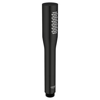 GROHE Euphoria Cosmopolitan 1-Spray Patterns with 1.75 GPM 1.5 in. Wall Mount Handheld Shower Head in Matte Black 264662430