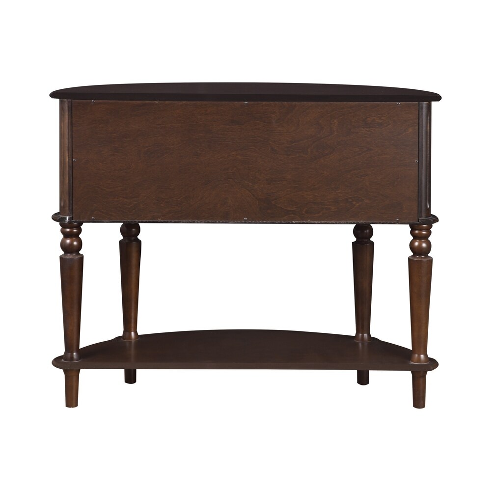 Brown Traditional Entryway Console Table