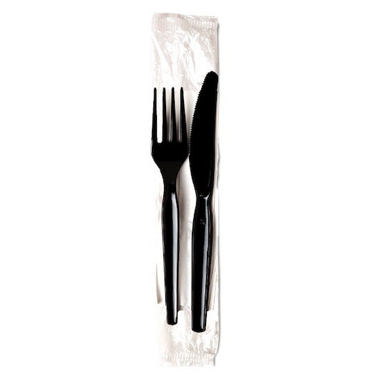 Dixie Heavy Weight Polystyrene Napkin  Knife And F...