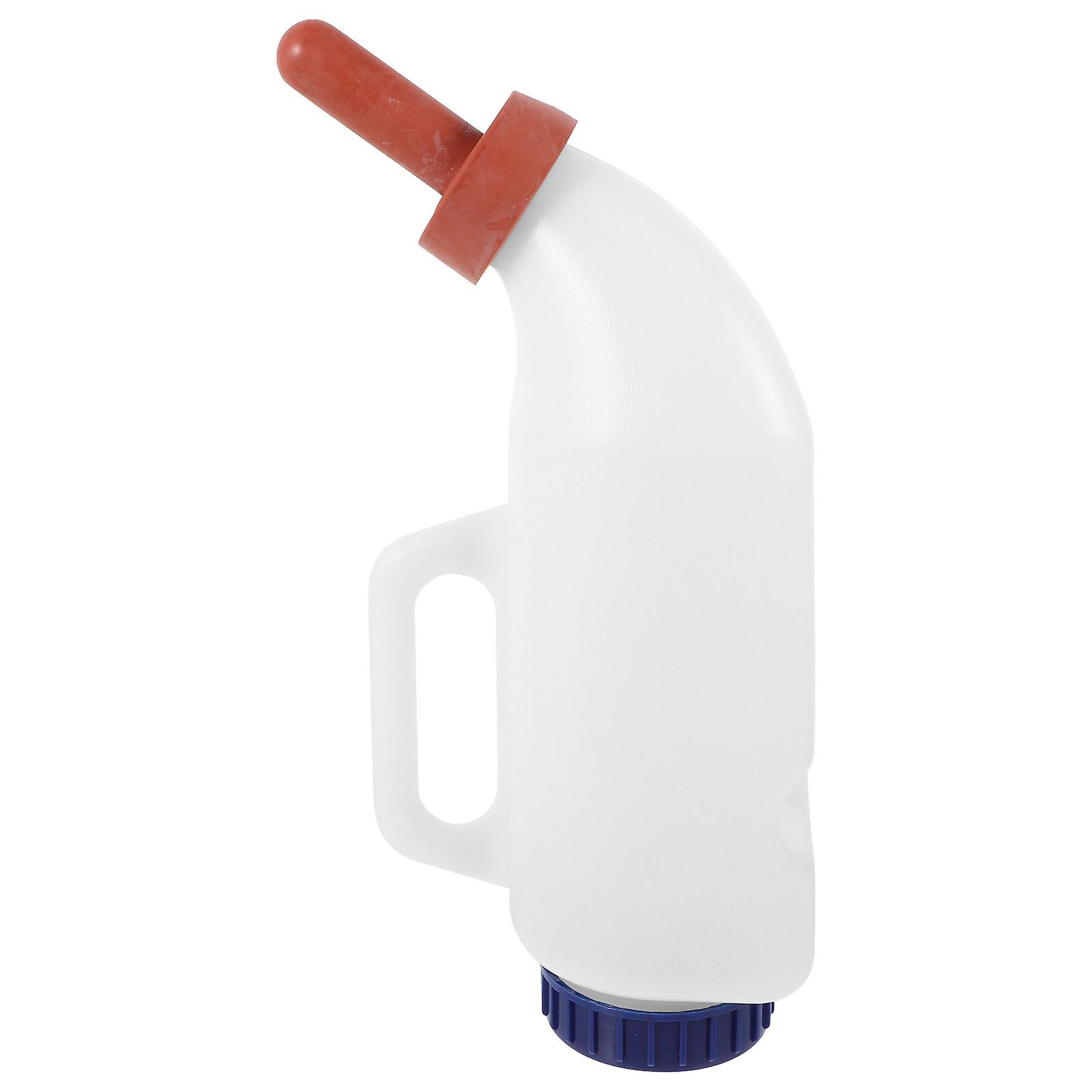 Calf Milk Bottle With Handle Nursing Baby Cows Bottle Livestock Milk Bottle