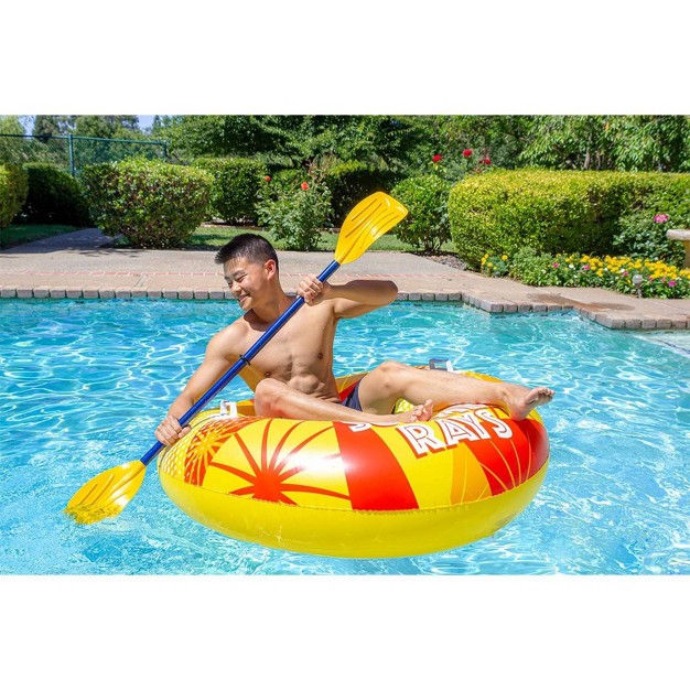 Convertible Oars And Boat Paddles For Swimming Pool Or Lake Yellow