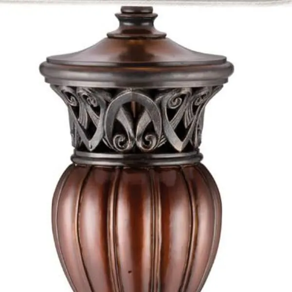 Traditional Roman Style Table Lamp with Bronze Finish - Extra Large