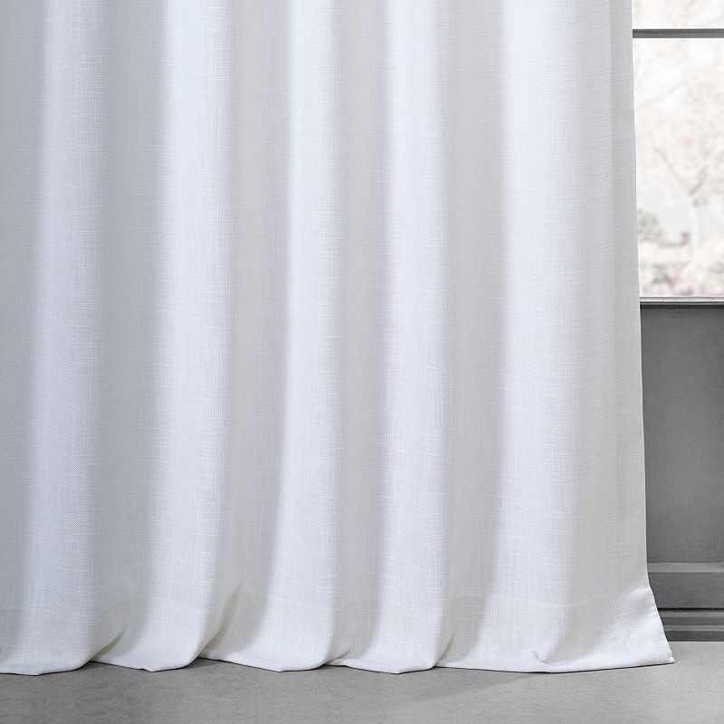 EFF 1-Panel Heavyweight Solid Window Curtain