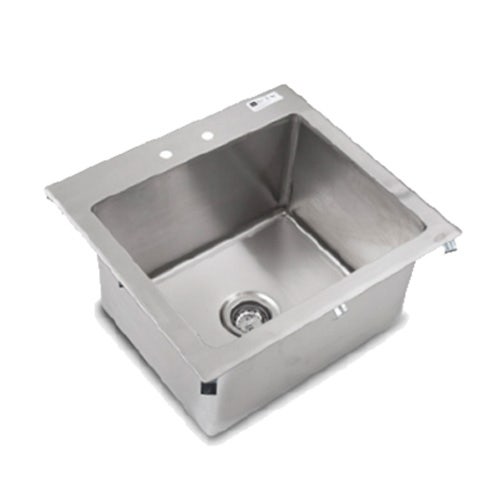 John Boos PB-DISINK201612 Drop-In Sink， One Compartment， 20