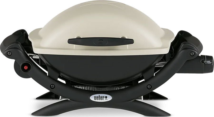 Weber Q 1000 Titanium Portable Liquid Propane Gas Grill