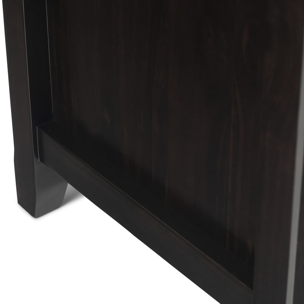 WYNDENHALL Halifax SOLID WOOD 72 inch Wide Transitional TV Media Stand For TVs up to 80 inches   72\