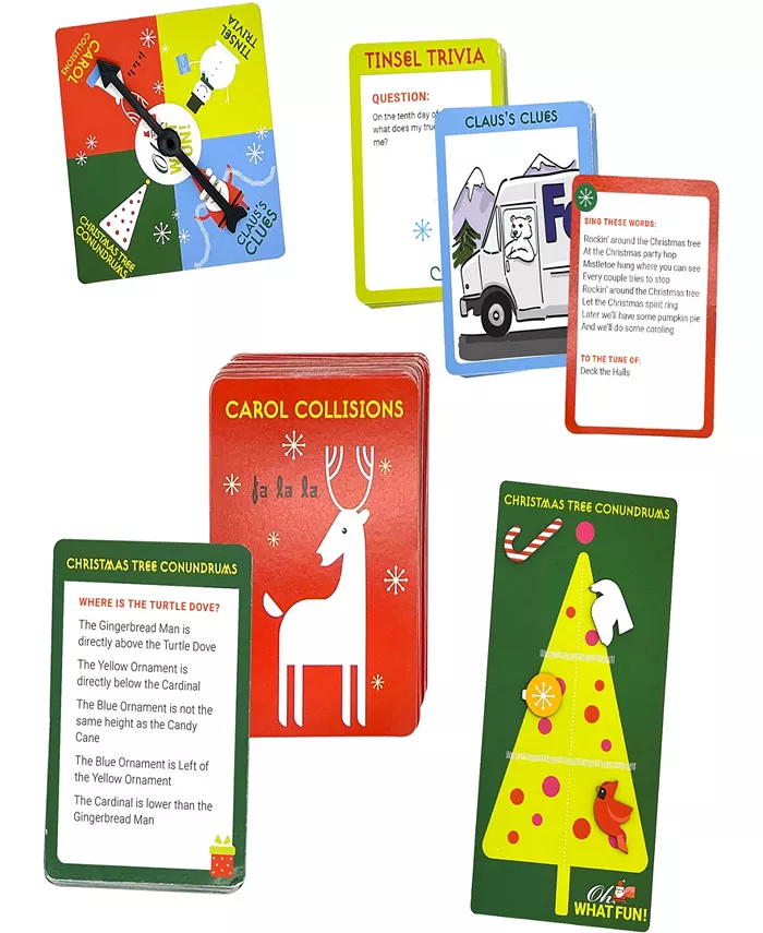 Project Genius Oh What Fun Holiday  Family  Party  Trivia Game Solve Christmas Trivia And Puzzles