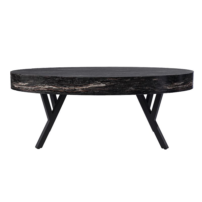 Southern Enterprises Torye Faux Marble Coffee Table