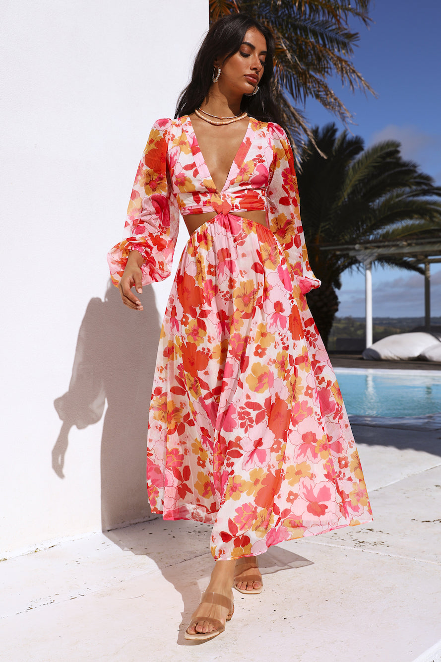 Long Way Maxi Dress Floral