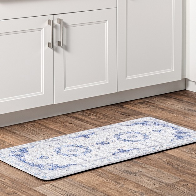 Nuloom Verona Vintage Anti Fatigue Kitchen Or Laundry Room Comfort Mat