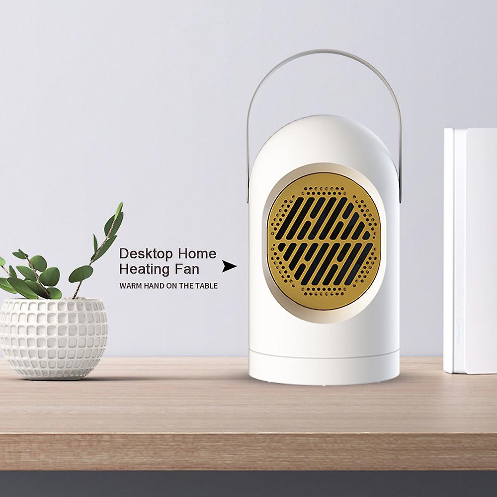 Mini Electric Heater Portable Home Heating Fan 2s Fast Heating Warm Fan 220v Desktop Fan For Winter Household Bathroom Low Noise Warm Air Blower