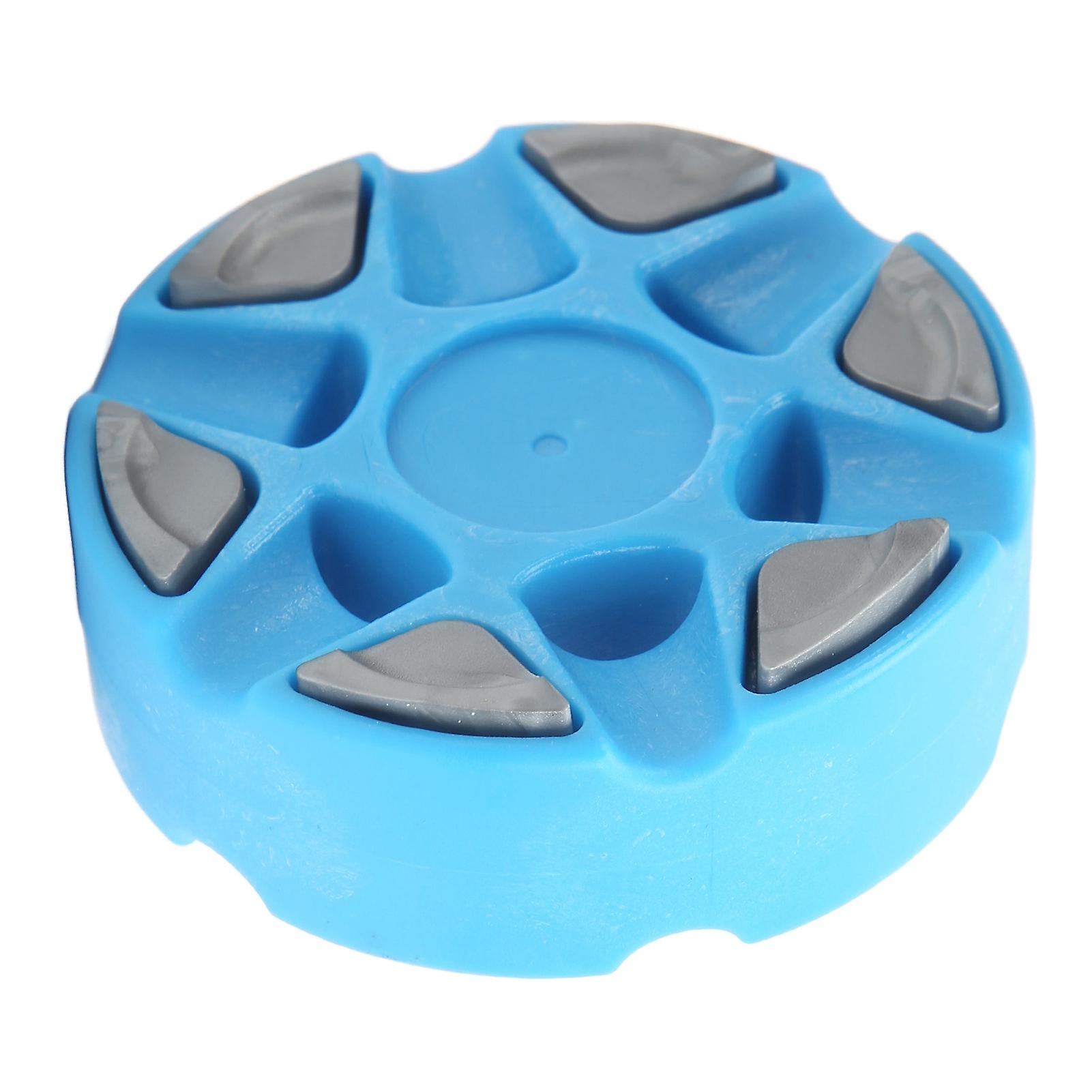Hockey Puck Dense Texture Glossy Flat Easy Sliding Plastic Roller Hockey Puck For Daily Skating Traininglight Blue