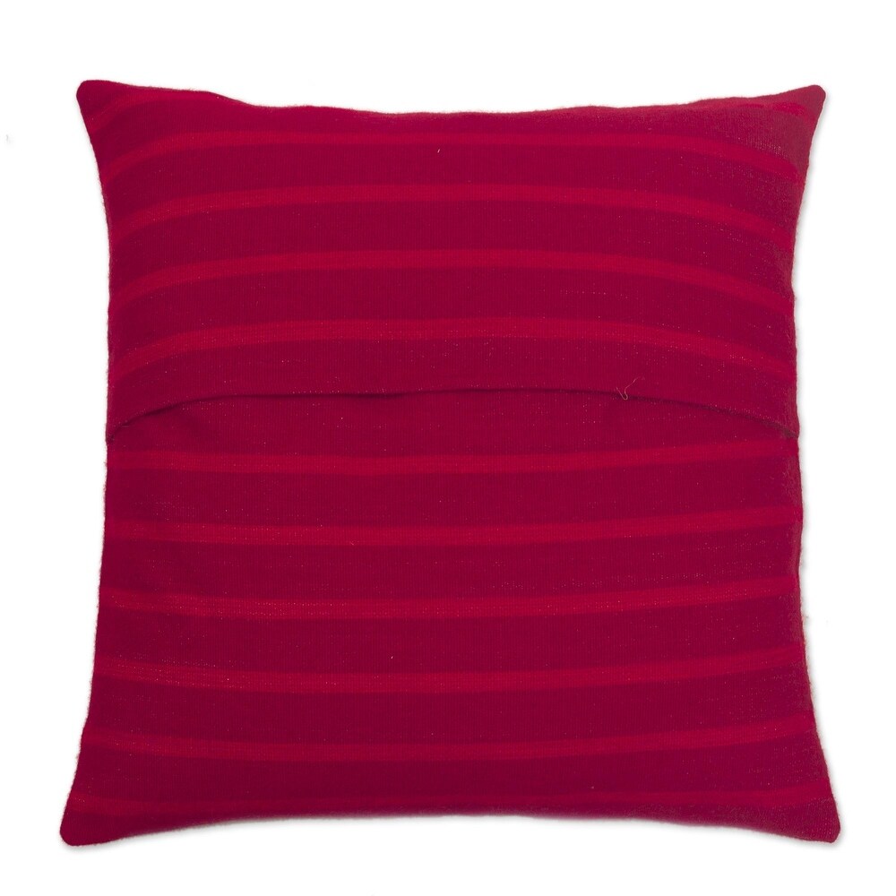 Novica Handmade Striped Style Cushion Covers (Pair)