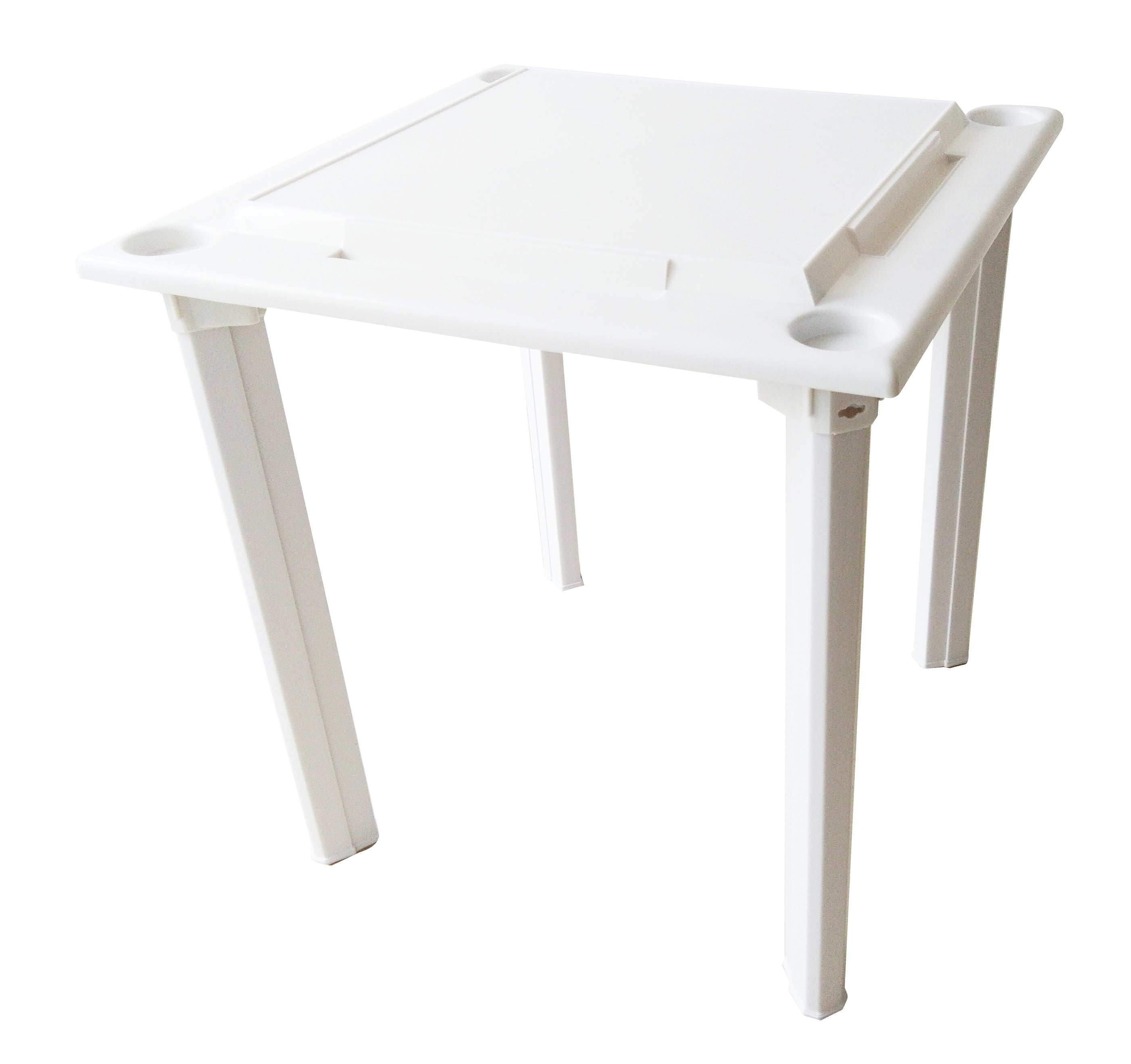 Bene Casa Game Table with Tile Racks & Drink Holders