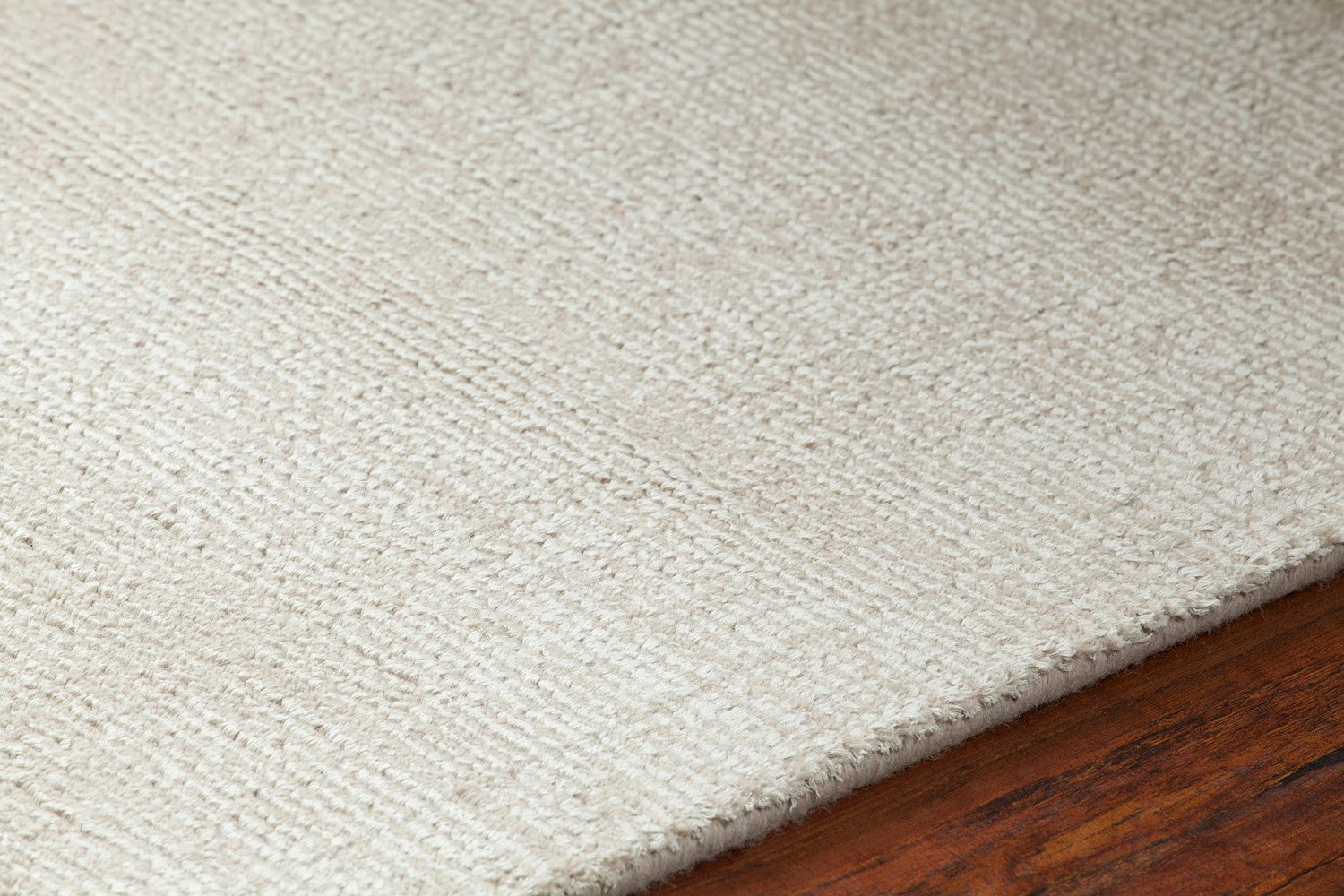 Orim Ivory Hand Woven Solid Rug