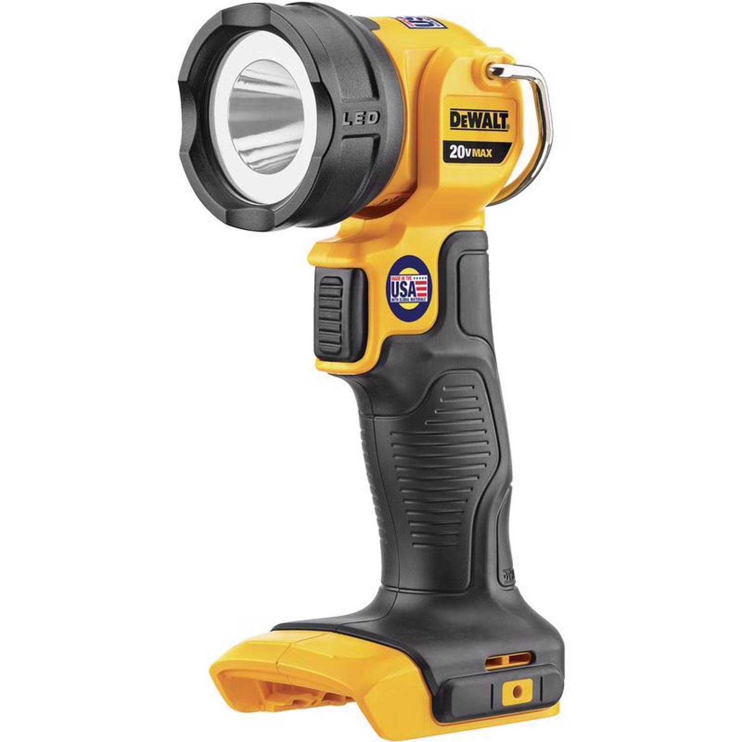 DW 20V MAX 110 lm Black/Yellow LED Work Light Flashlight