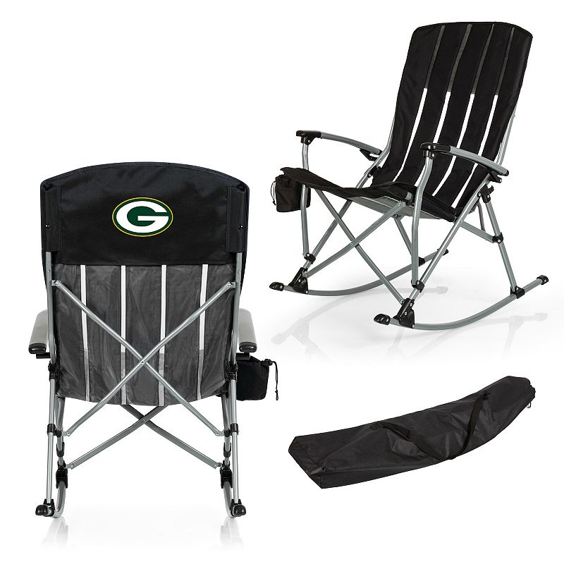 NFL Green Bay Packers Outdoor Rocking Camping Chair