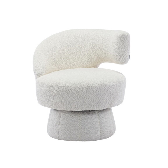 360 Degree Swivel Cuddle Barrel Accent Chairs  Rou...