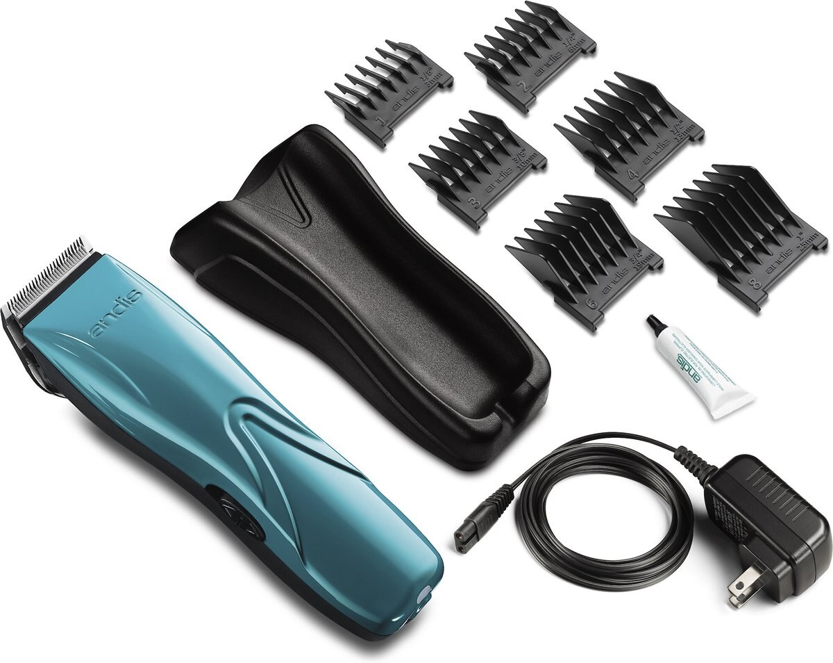 Andis Pulse Li 5 Adjustable Blade Clipper， Turquoise