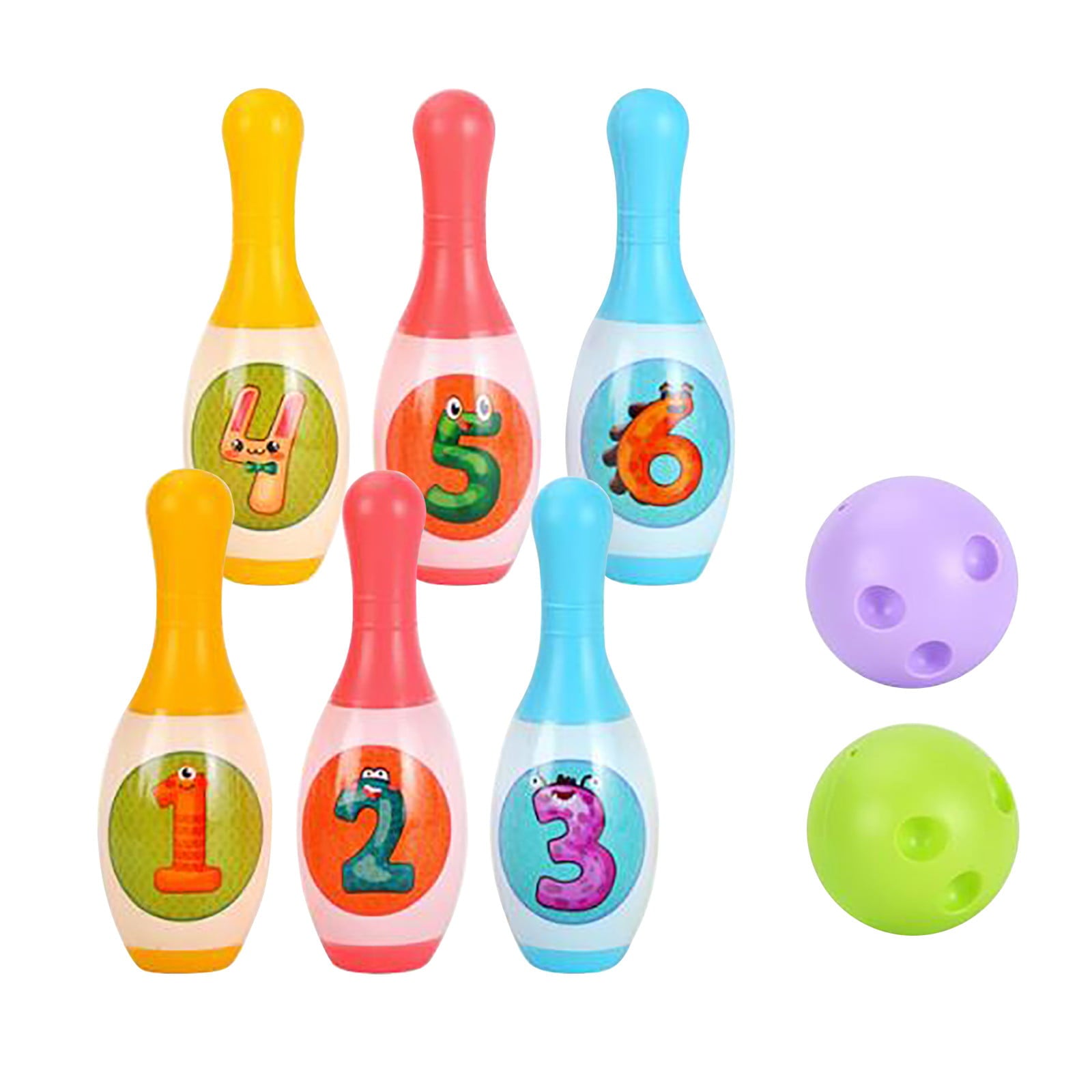 WANYNG Girls Set Interactive Game Parent-Child 8-Piece Outdoor Indoor Outdoor Games For Boys Bowling Bowling Toys Sports And Ball Children’s And Education