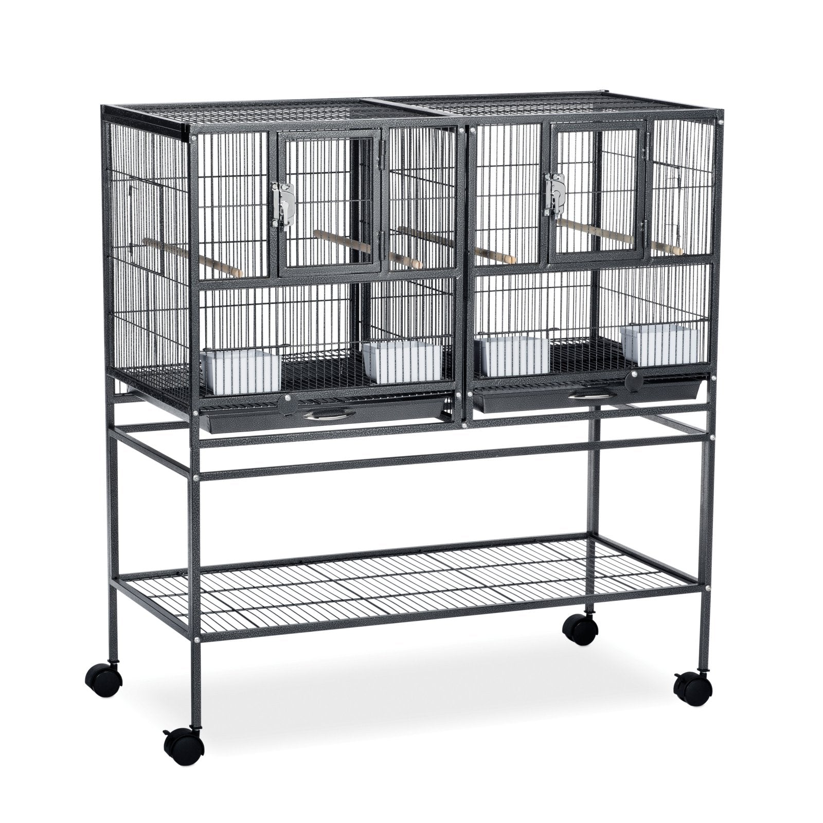 Prevue Pet Hampton Delubye Divided Breeder Bird Cage F075