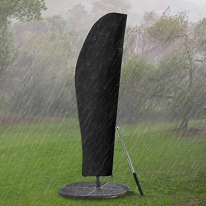 3 X 4m Cantilever Parasol Cover With Telescopic Rod Garden Umbrella Cover Waterproof Anti-uv