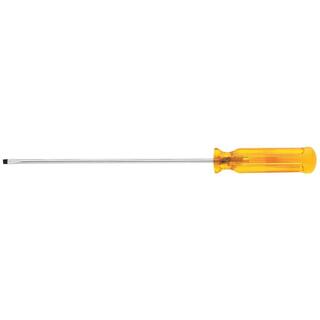 Klein Tools 18 in. Cabinet-Tip Flat Head Screwdriver with 6 in. Round Shank A216-6