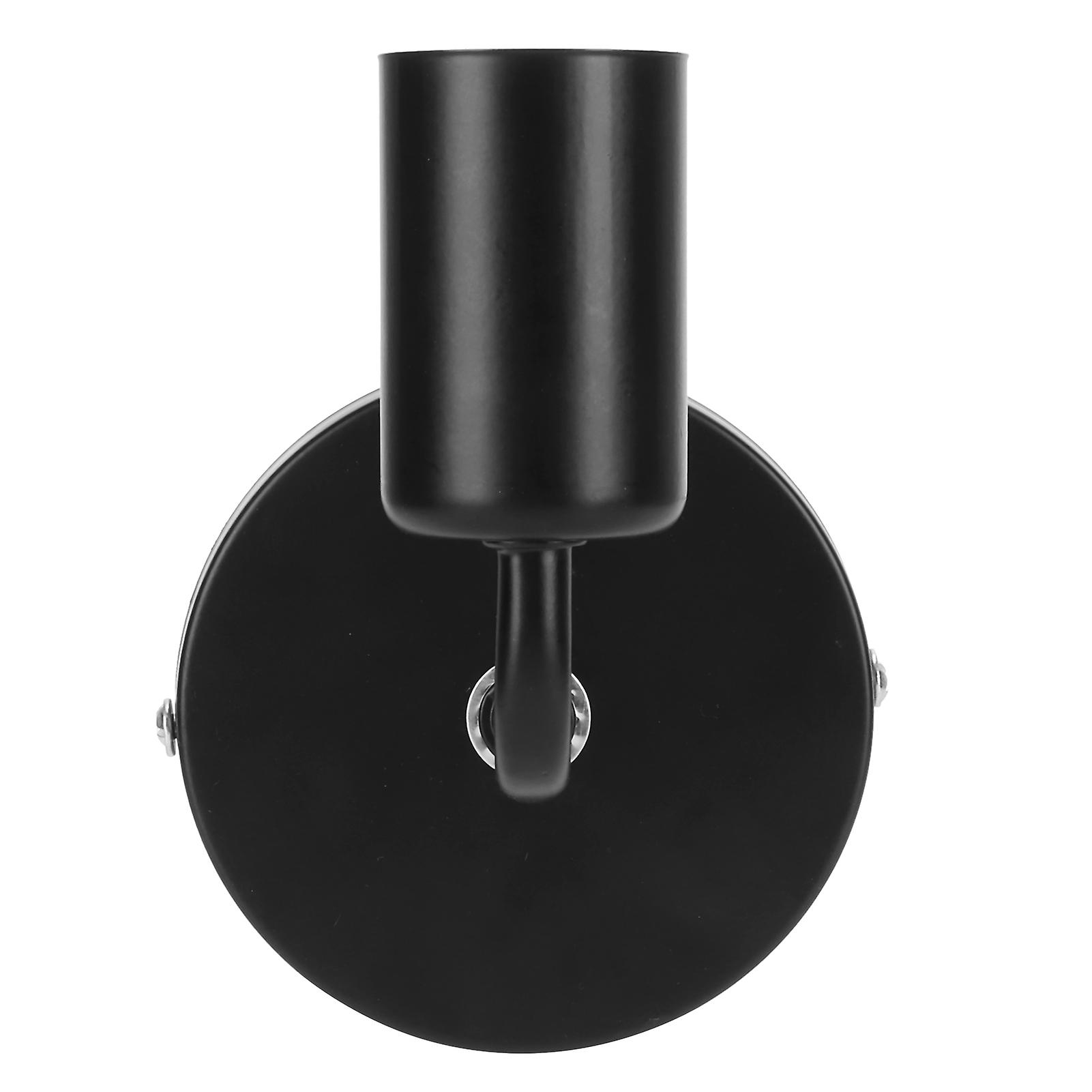 E27 Black Wall Lamp Retro Single Head Wall Light Fixture for Bedside Corridor Stair AC85‑265V