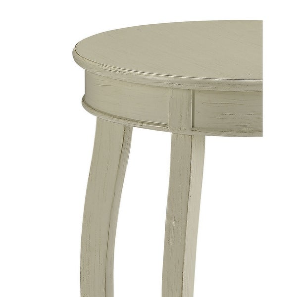 Fashionable Side Table， Antique White