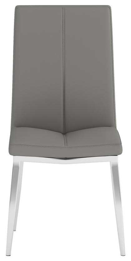 Curved Back Side Chair    Set Of 4  Gray   Contemporary   Dining Chairs   by BisonOffice  Houzz