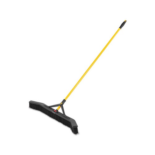 Rubbermaid Maximizer PushtoCenter Broom  RCP2018728