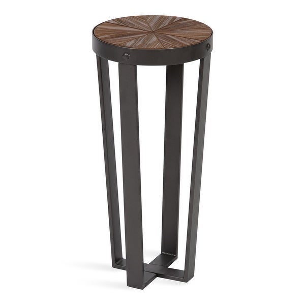 Kate and Laurel Gerhardt Round Side Table - 20x20x18.5