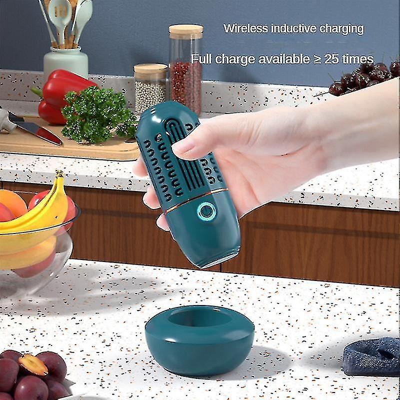 Portable Food Purifier Disinfection Fruit Vegetable Washing Machine Capsule Shape Vegetable Househo