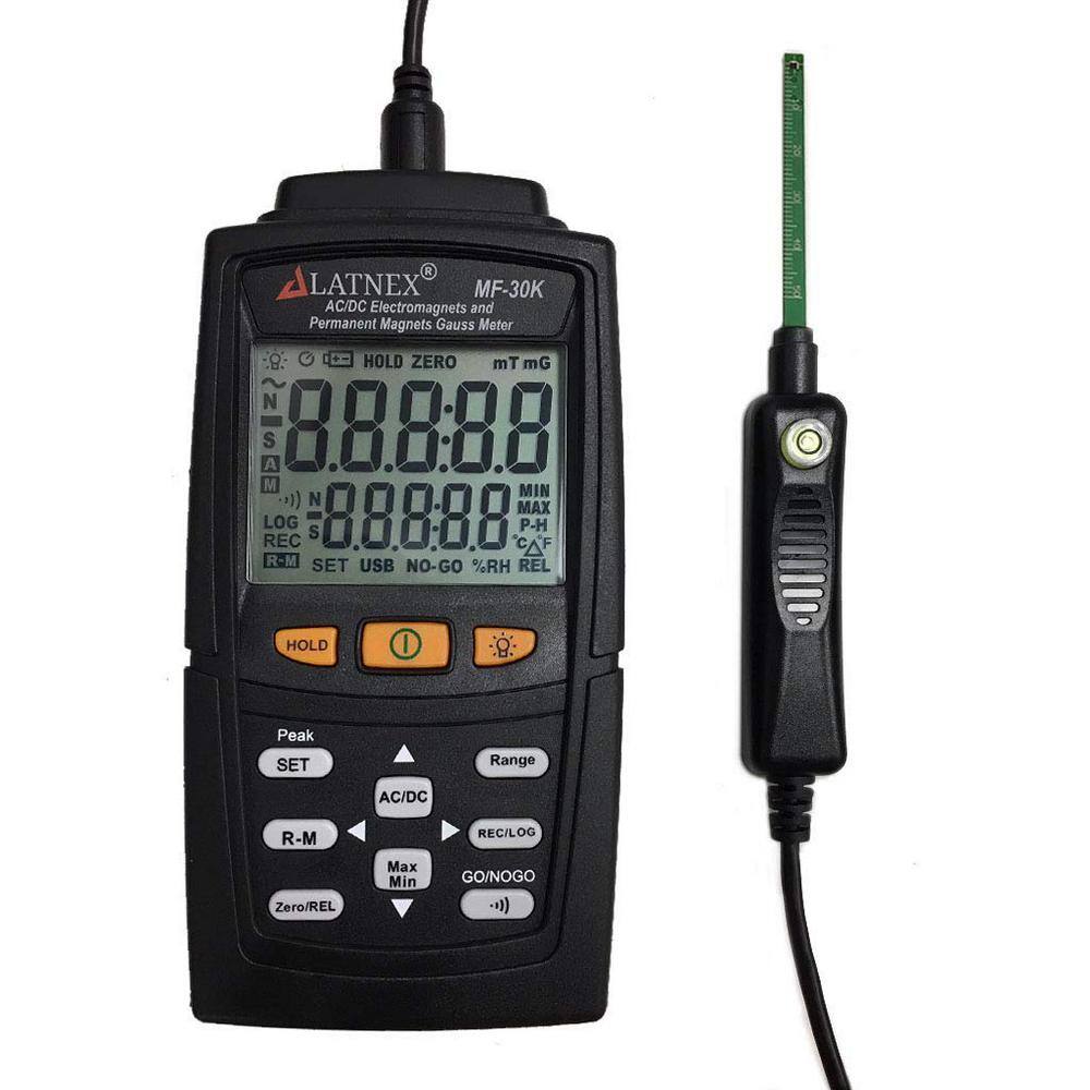 LATNEX MF-30K ACDC Gaussmeter and Magnetic Field Indicator MF-30K