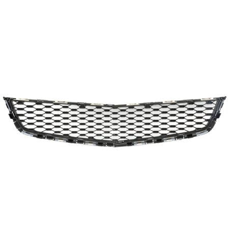 Kojem Front Lower Grille Chrome Shell Black Insert Assembly for 2010-2015 Chevrolet Chevy Equinox  Replaces 25798747 GM1200621