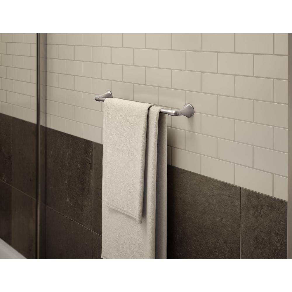 Symmons Elm 24 in. Towel Bar in Satin Nickel 553TB-24-STN