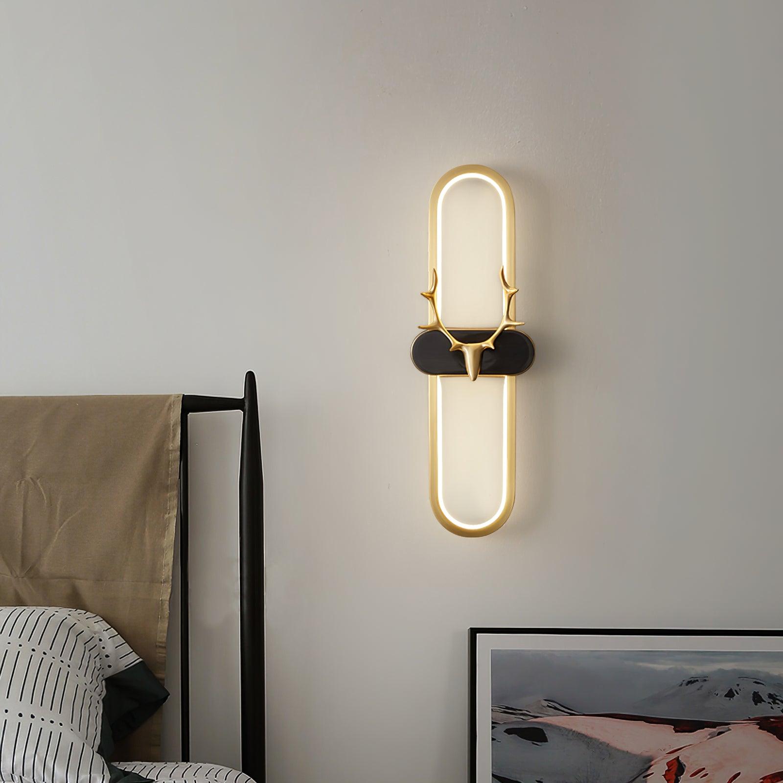 Antlers Halo Wall Lamp