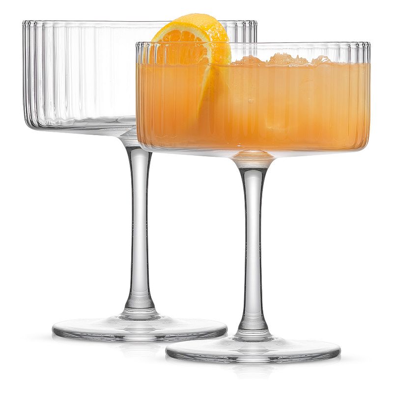 JoyJolt Elle 2-pc. Martini Coupe Glass Set