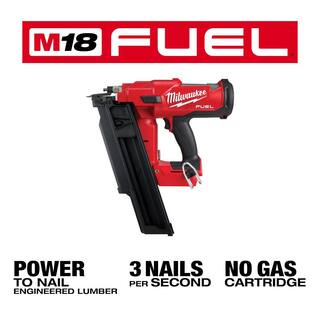 MW M18 3-12 in 21-Degree Cordless NailerM18 FUEL Hammer Drill  Impact Driver Combo Kit w 2 BatteriesM18 2.0 Ah Battery 2744-20-48-11-1850-3697-22