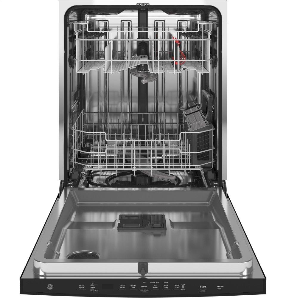 Ge Appliances GDT645SGNBB Ge® Top Control With Stainless Steel Interior Dishwasher With Sanitize Cycle & Dry Boost With Fan Assist