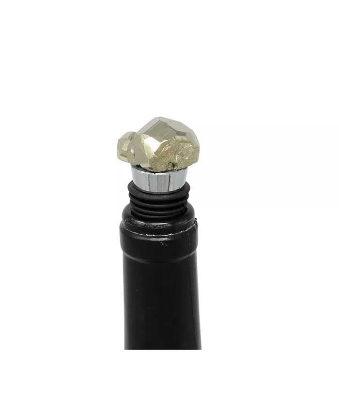 Nature's Decorations - Wine Stopper with Pyrite