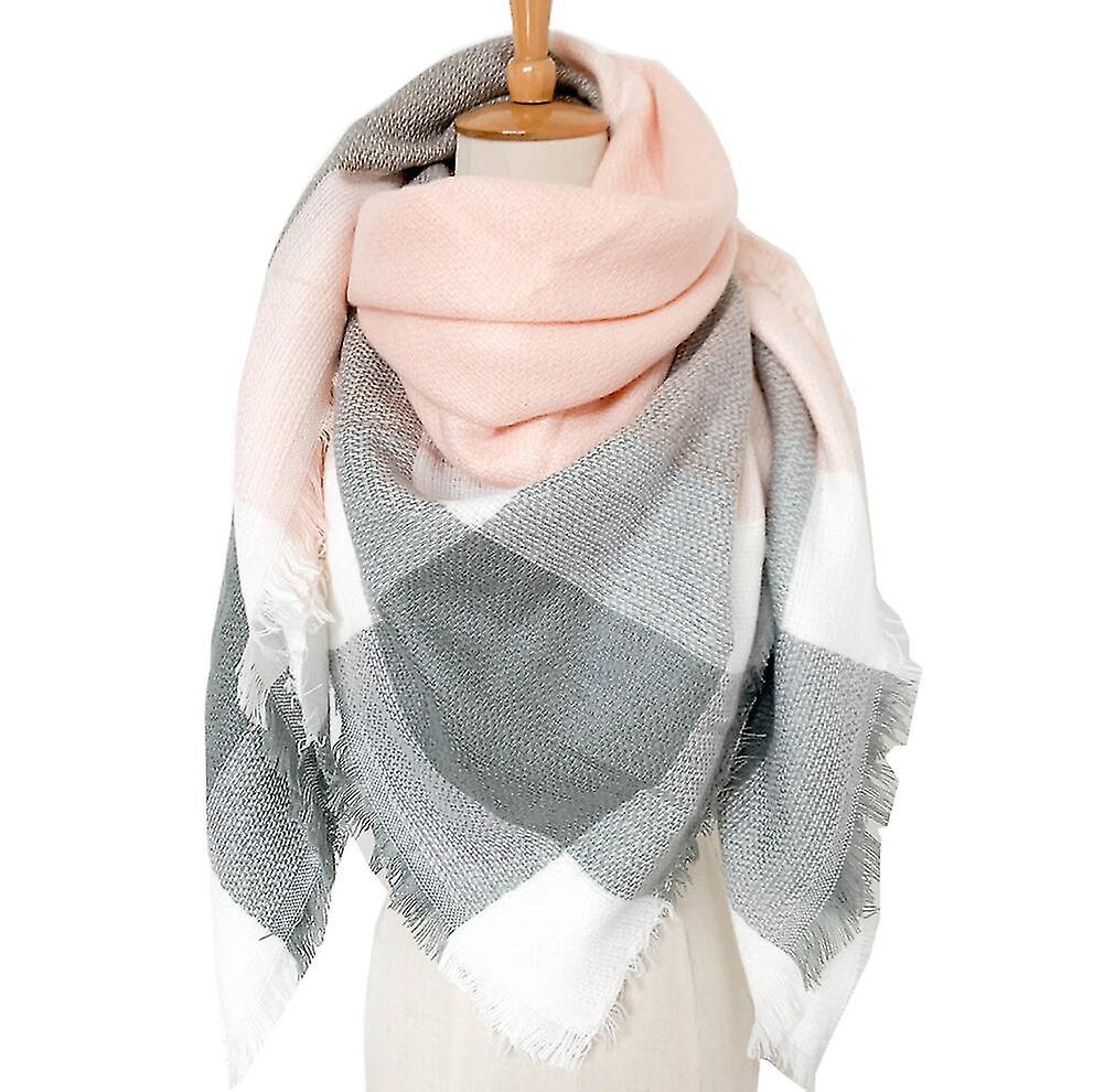 Women's Winter Check Scarves Wraps