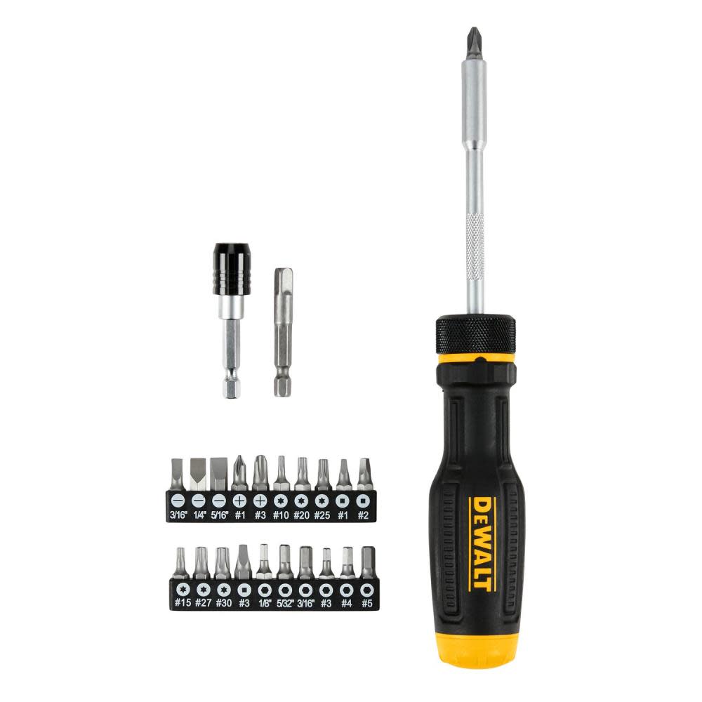 DEWALT MAXFIT Screwdriver Ratcheting Multi Bit 23pc ;