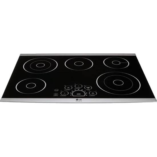 LG 30-inch Built-In Electric Cooktop with SmoothTouch? Controls LSCE305ST