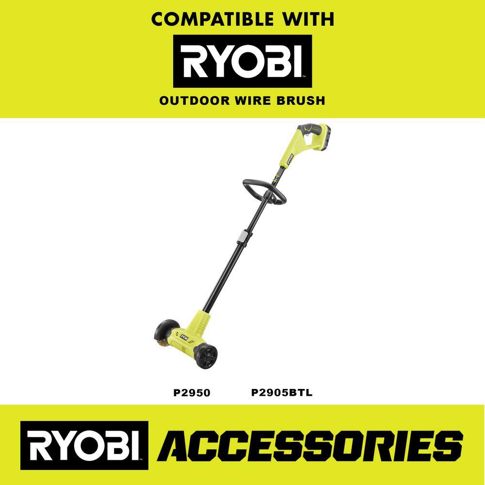 RYOBI Wire Brush Replacement for Patio Cleaner with Wire Brush Edger ACWB1