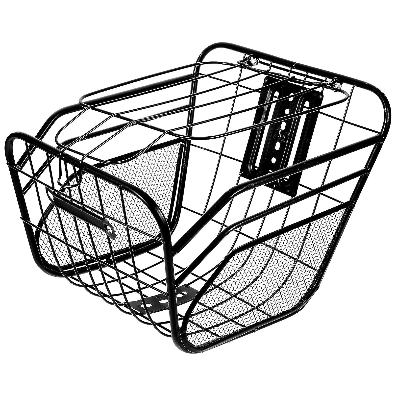 Convenient Bike Basket Metal Front Basket Professional Bike Vegetable Basket Cycling Accessory