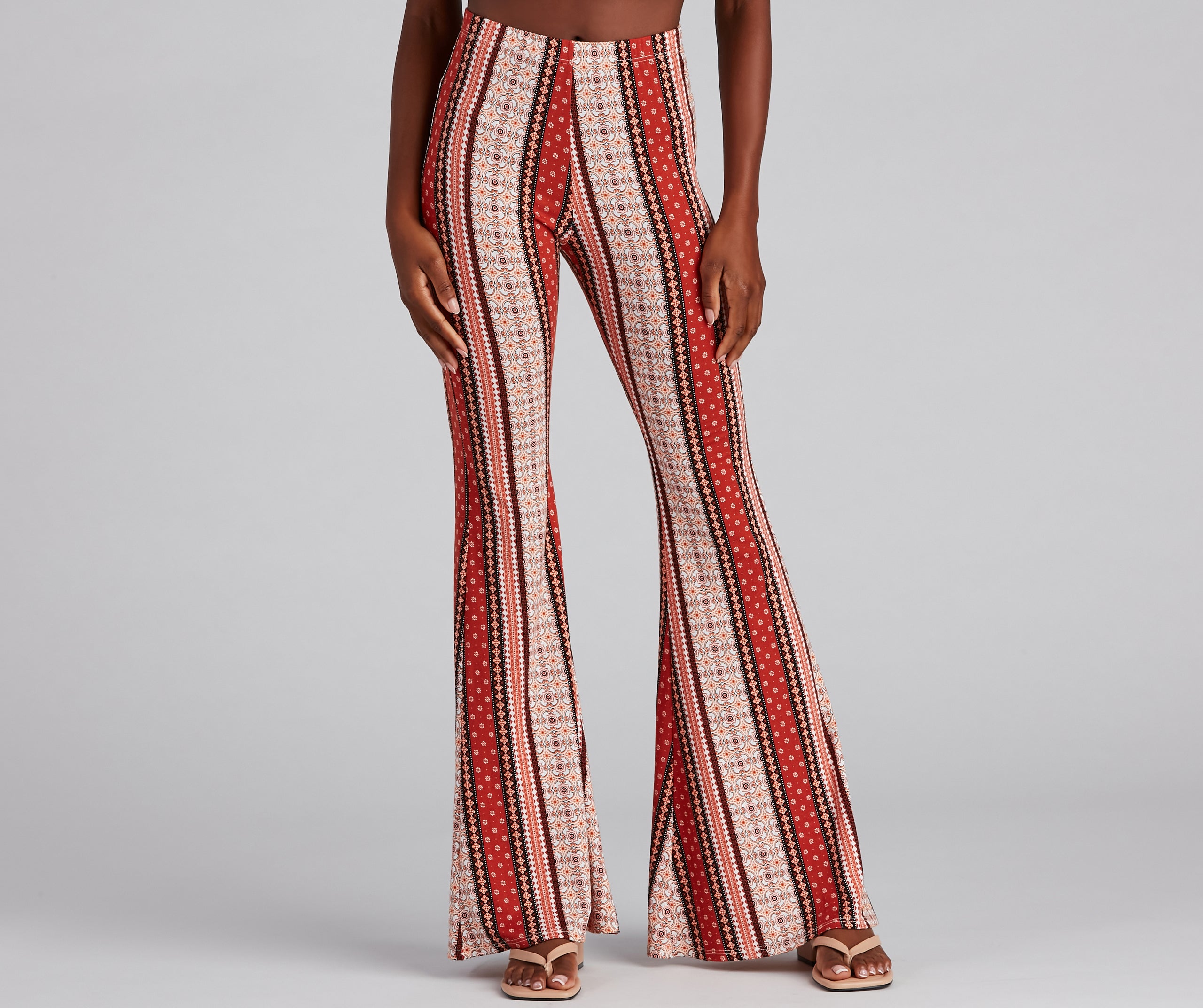 Stylish Tribe High-Rise Flare Pants